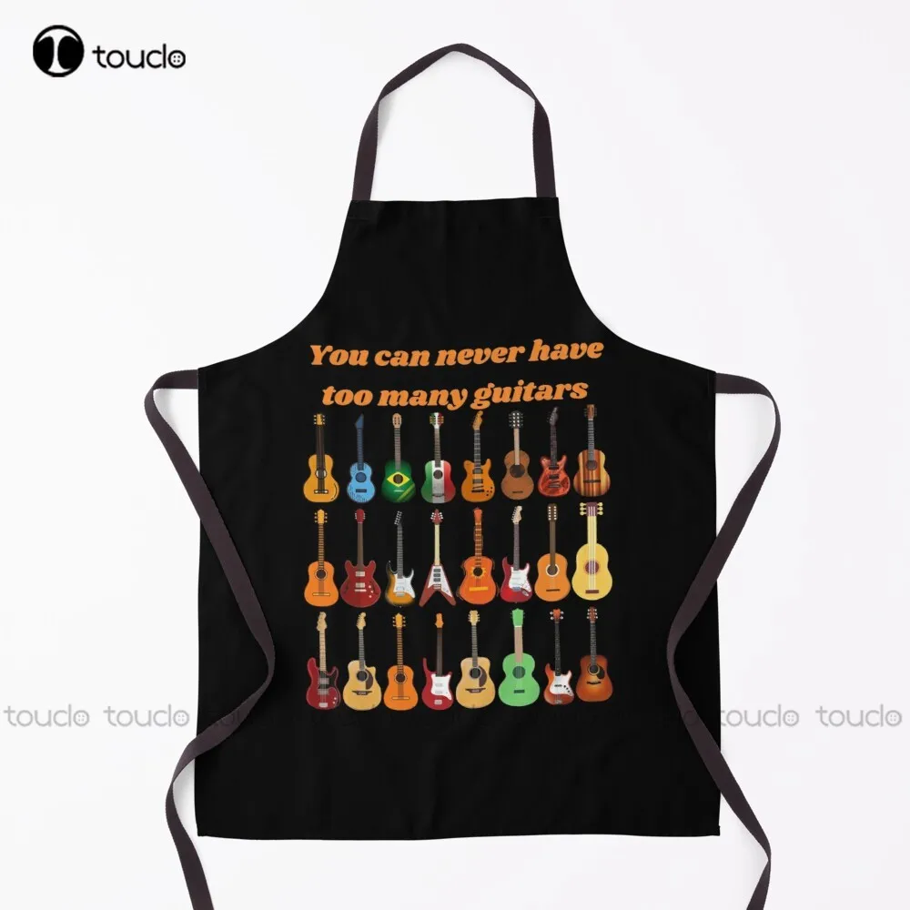 

You Can Never Have Too Many Guitars Apron Cooking Aprons Personalized Custom Cooking Aprons Garden Kitchen Household Cleaning