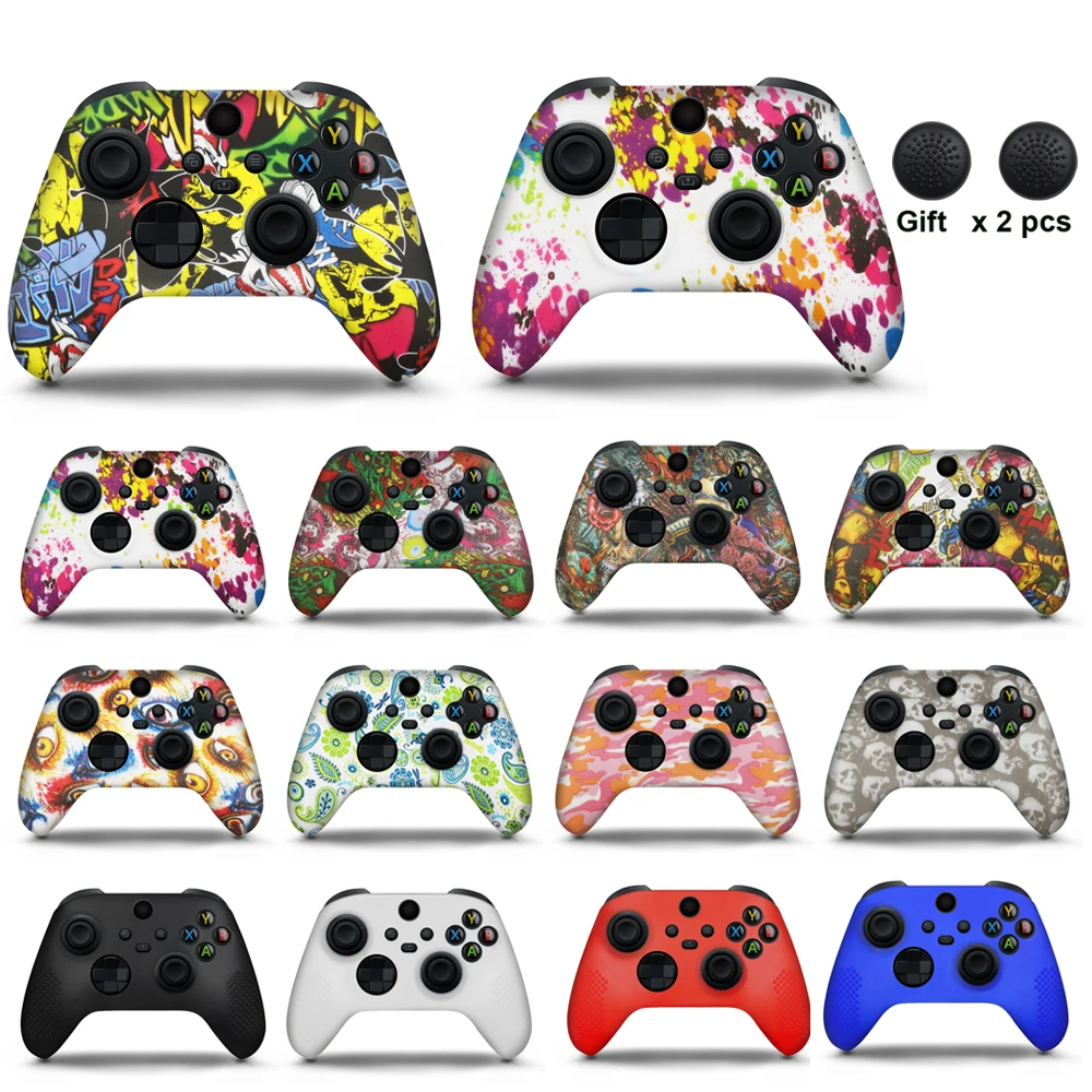 For Xbox Series X Joystick Camo Silicone Cover Rubber Skin Thumb Grips Caps Case Protective For Xbox Series S Controller Gamepad
For Xbox Series X Joystick Camo Silicone Cover Rubber Skin Thumb Grips Caps Case Protective For Xbox Series S Controller Gamepad