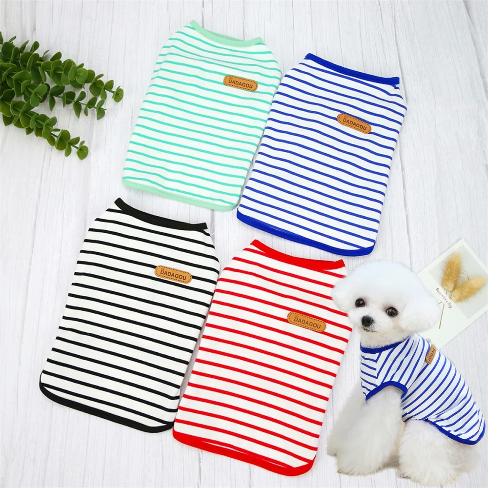 Dog Sweater Vest For Small Large Dogs Clothes Cat Shirt Stripe Pet Clothing Summer Chihuahua Puppy Dog Vest for Pet Clothes
Dog Sweater Vest For Small Large Dogs Clothes Cat Shirt Stripe Pet Clothing Summer Chihuahua Puppy Dog Vest for Pet Clothes