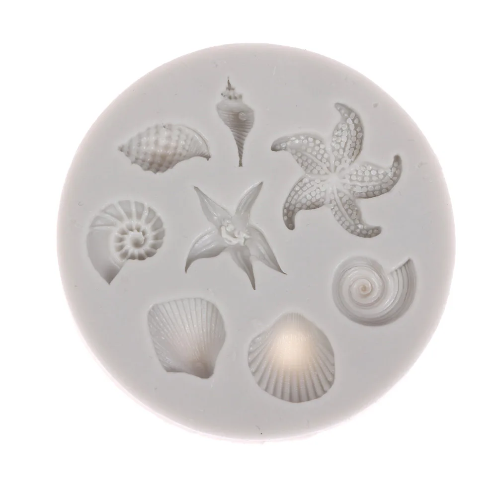 Cake Decoration Tools DIY Sea Creatures Conch Starfish Shell Fondant Cake Candy Silicone Molds Creative DIY Chocolate Mold
Cake Decoration Tools DIY Sea Creatures Conch Starfish Shell Fondant Cake Candy Silicone Molds Creative DIY Chocolate Mold