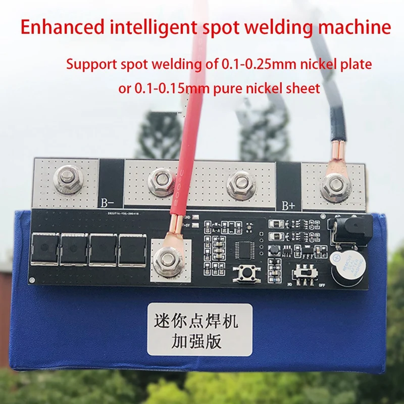 7.4V 400A Portable Mini DIY Lithium Battery Spot Welders 18650 Battery Pack Spot Welding Machine US Plug
7.4V 400A Portable Mini DIY Lithium Battery Spot Welders 18650 Battery Pack Spot Welding Machine US Plug