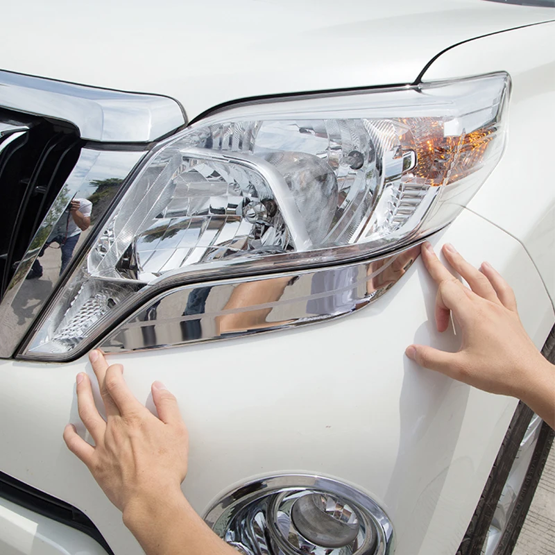 ABS Chrome For Toyota Land Cruiser Prado FJ150 2014 2015 2016 2017 Accessories Front Headlight lamp strip Cover Trims 2PCS
ABS Chrome For Toyota Land Cruiser Prado FJ150 2014 2015 2016 2017 Accessories Front Headlight lamp strip Cover Trims 2PCS