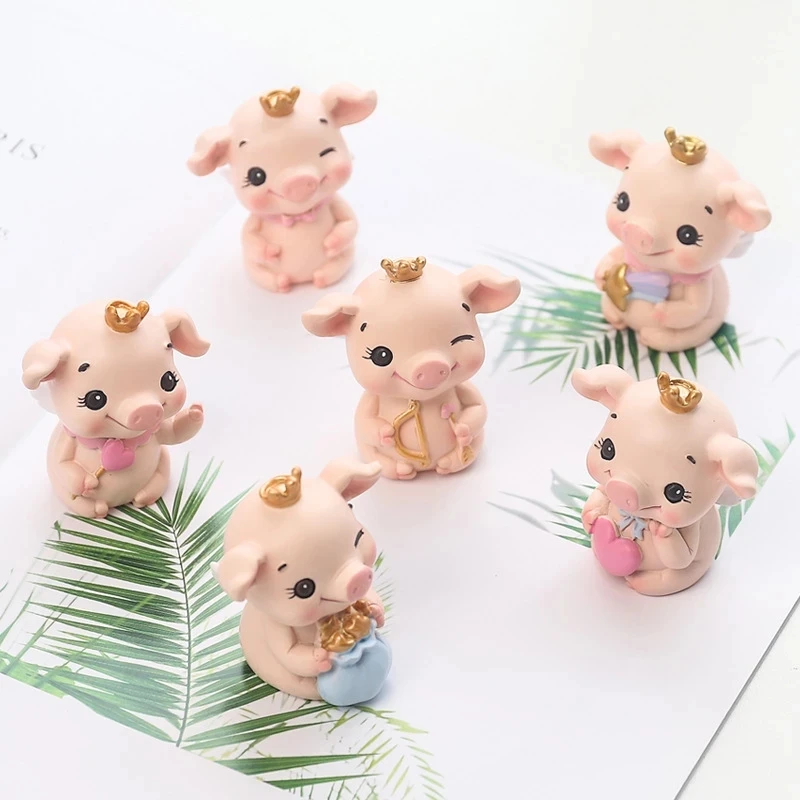 Cute piggy bank Pig pink Statue Figurine Resin Crafts Figure Ornament Miniatures Girl Home Room Decoration loving gift
Cute piggy bank Pig pink Statue Figurine Resin Crafts Figure Ornament Miniatures Girl Home Room Decoration loving gift
