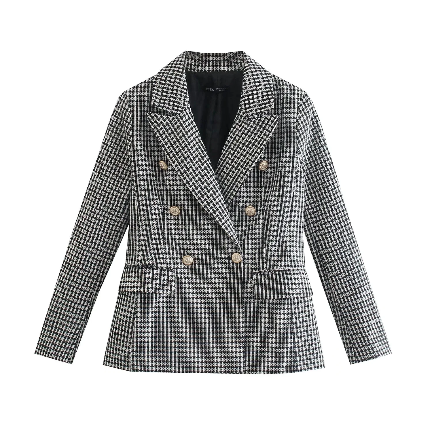 Элегантный клетчатый Блейзер Withered в английском офисном стиле с рисунком «гусиные лапки», повседневный Блейзер, Женский блейзер, женские те... 
Элегантный клетчатый Блейзер Withered в английском офисном стиле с рисунком «гусиные лапки», повседневный Блейзер, Женский блейзер, женские те...