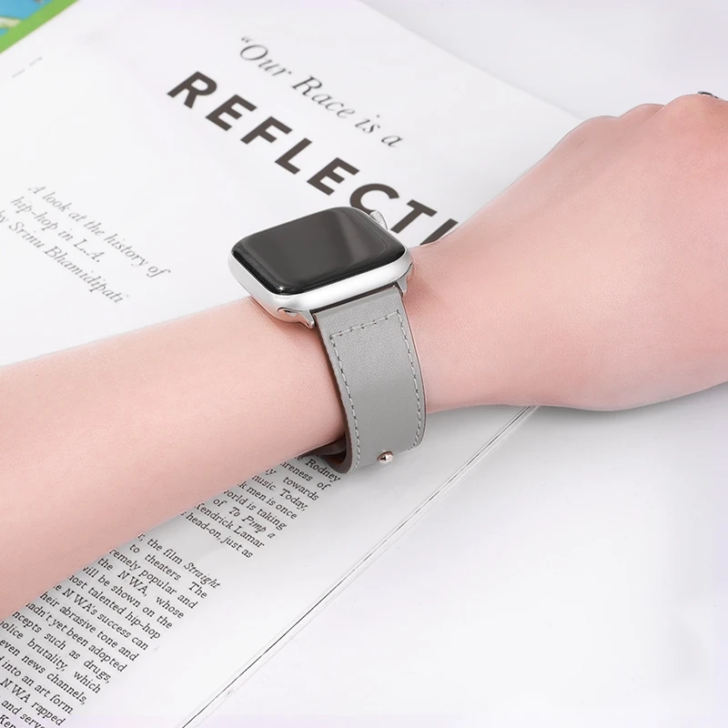 Leather loop strap for apple watch series 4 5 6 se 44mm 40mm watchband for iwatch 38mm 42mm bracelet belt
Leather loop strap for apple watch series 4 5 6 se 44mm 40mm watchband for iwatch 38mm 42mm bracelet belt