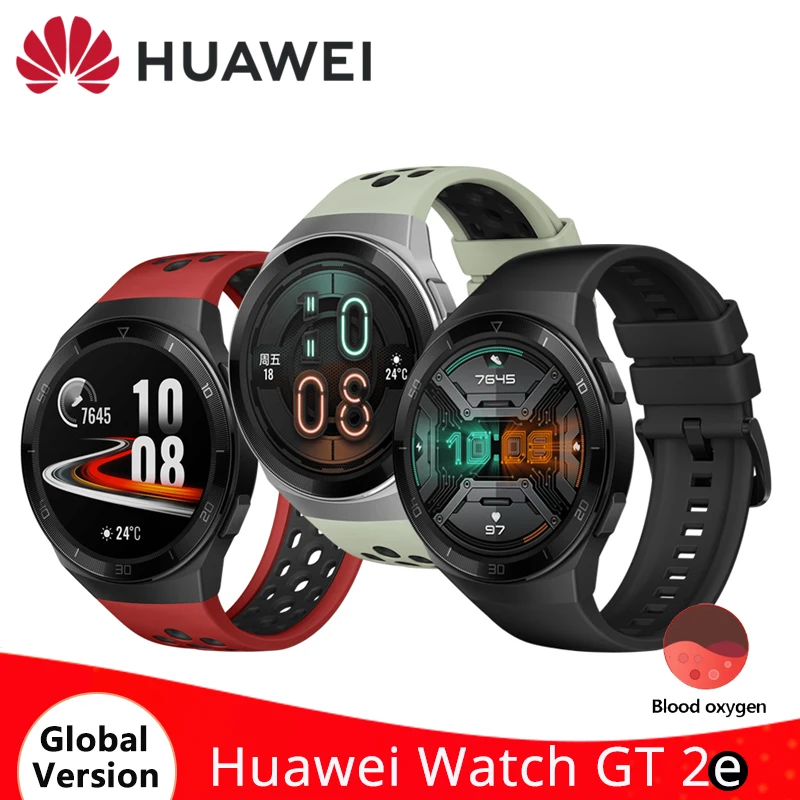 HUAWEI Watch GT 2e 100 Workout Modes gt2e Smart 1.39" AMOLED 2 Weeks Standby 5ATM Waterproof Sport Blood Oxygen | Электроника