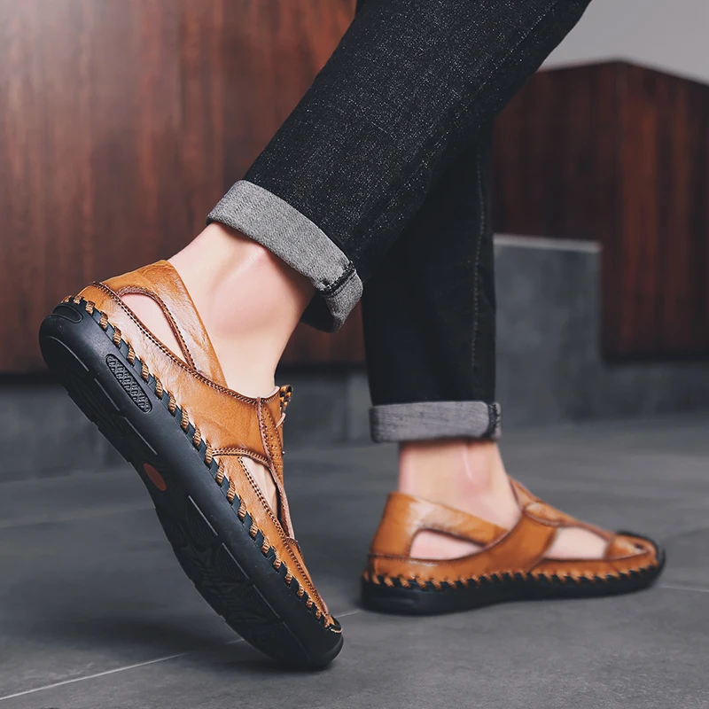 Rubber Sandals Men Sandals Men For 2020 Man Beach Leather Genuine Roman Summer Men's Mens Platform Outdoor Shoes Black Work
Rubber Sandals Men Sandals Men For 2020 Man Beach Leather Genuine Roman Summer Men's Mens Platform Outdoor Shoes Black Work