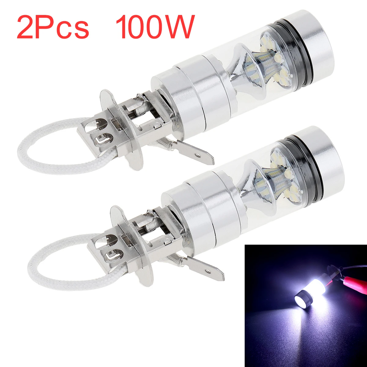 2pcs/set Car Light H3 LED Bulb High Power 20 SMD Fog Halogen Bulb Day Running Light Bulb Super Bright White Car Headlight Lamp
2pcs/set Car Light H3 LED Bulb High Power 20 SMD Fog Halogen Bulb Day Running Light Bulb Super Bright White Car Headlight Lamp