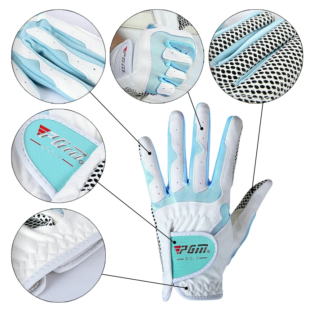 Women's Golf Gloves Ladies Slip-resistant Granules Microfiber Cloth Gloves Sunscreen Breathable Wear-resistant
Women's Golf Gloves Ladies Slip-resistant Granules Microfiber Cloth Gloves Sunscreen Breathable Wear-resistant