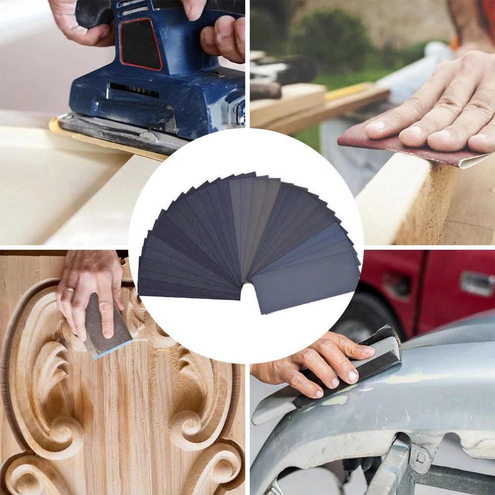 36pcs Automotive Sandpaper Girt 120 to 3000 Wet Dry for Automotive Sanding Wood Furniture Finishing Metal Work Automotive Wash
36pcs Automotive Sandpaper Girt 120 to 3000 Wet Dry for Automotive Sanding Wood Furniture Finishing Metal Work Automotive Wash