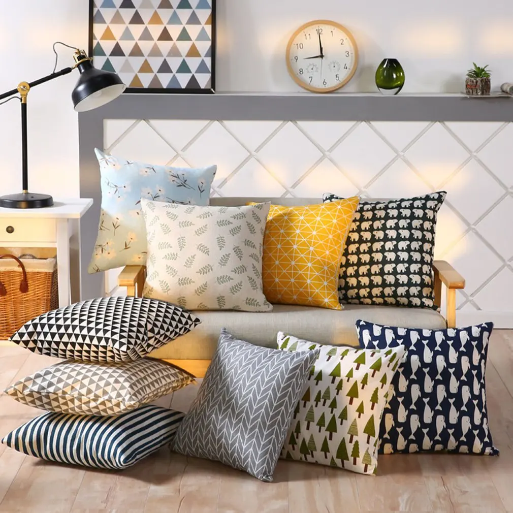 soft decoration brief style linen pillow cushion sofa bed head car office waist pillow pillow caseGray Triangle
soft decoration brief style linen pillow cushion sofa bed head car office waist pillow pillow caseGray Triangle