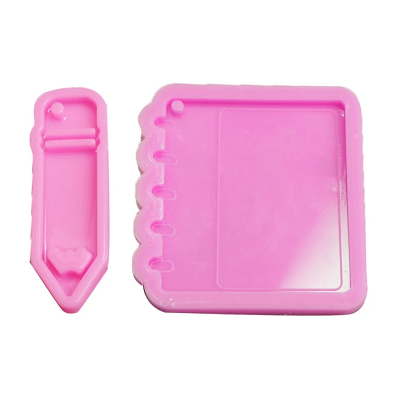 1 Set Pencil+Notebook Epoxy Resin Mold Pen+Notepad Silicone Mould DIY Crafts Jewelry Decorations Ornaments Casting Tool
1 Set Pencil+Notebook Epoxy Resin Mold Pen+Notepad Silicone Mould DIY Crafts Jewelry Decorations Ornaments Casting Tool