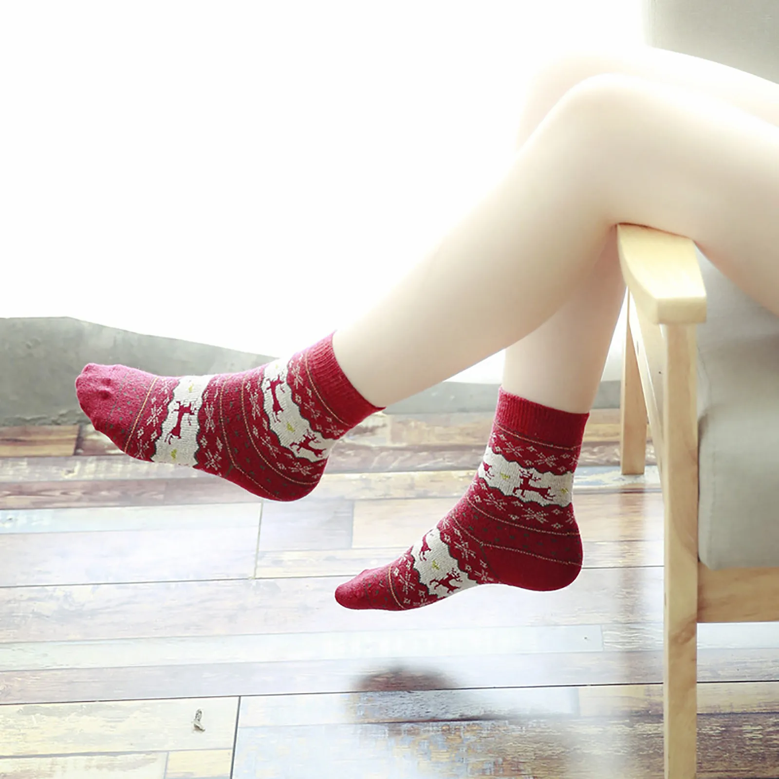 5-pairs Winter Warm Cartoon Animal Cotton Socks Elk Christmas Xmas Gift Fashion Medium Tube Socks And Cotton Socks Random Color
5-pairs Winter Warm Cartoon Animal Cotton Socks Elk Christmas Xmas Gift Fashion Medium Tube Socks And Cotton Socks Random Color