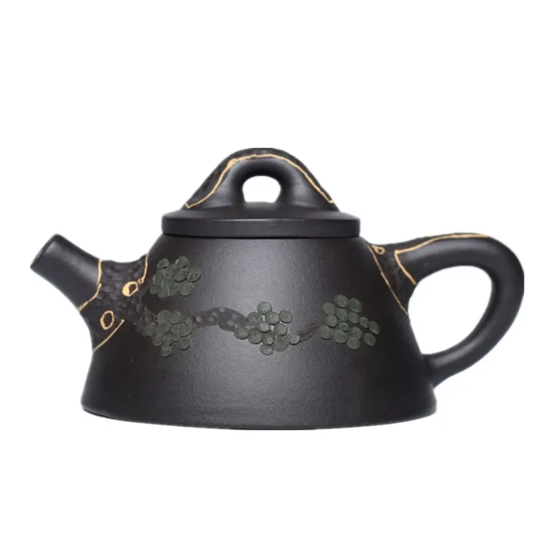Yixing Zisha teapot raw ore black mud painted loose leather overlord Ladybug teapot
Yixing Zisha teapot raw ore black mud painted loose leather overlord Ladybug teapot