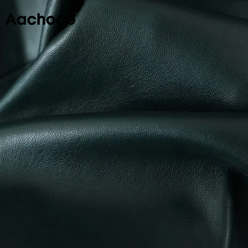 Aachoae Women Fashion PU Faux Leather Shirt Jacket Solid Color Long Sleeve Outerwear Coat Turn Down Collar Streetwear Tops
Aachoae Women Fashion PU Faux Leather Shirt Jacket Solid Color Long Sleeve Outerwear Coat Turn Down Collar Streetwear Tops