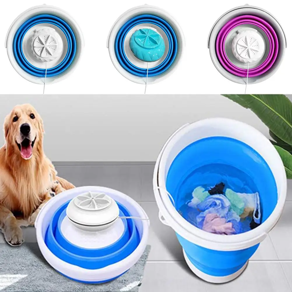 Mini Washing Machine Lightweight Foldable Ultrasonic Turbine Washer USB Powered Travel Laundry Washer
Mini Washing Machine Lightweight Foldable Ultrasonic Turbine Washer USB Powered Travel Laundry Washer