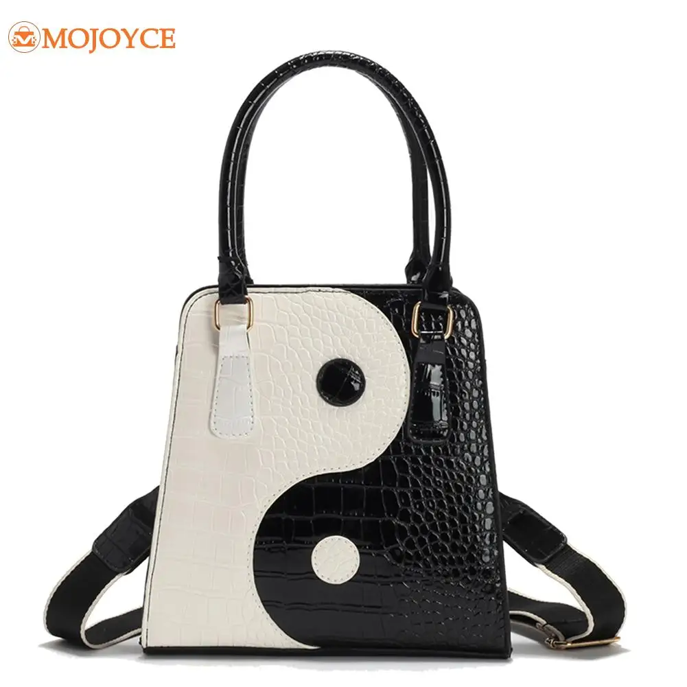 Vintage Tai Chi PU Leather Shoulder Bag Women Hit Color Crossbody Bags Casual Alligator Pattern Top-handle Handbags Tote Purse
Vintage Tai Chi PU Leather Shoulder Bag Women Hit Color Crossbody Bags Casual Alligator Pattern Top-handle Handbags Tote Purse