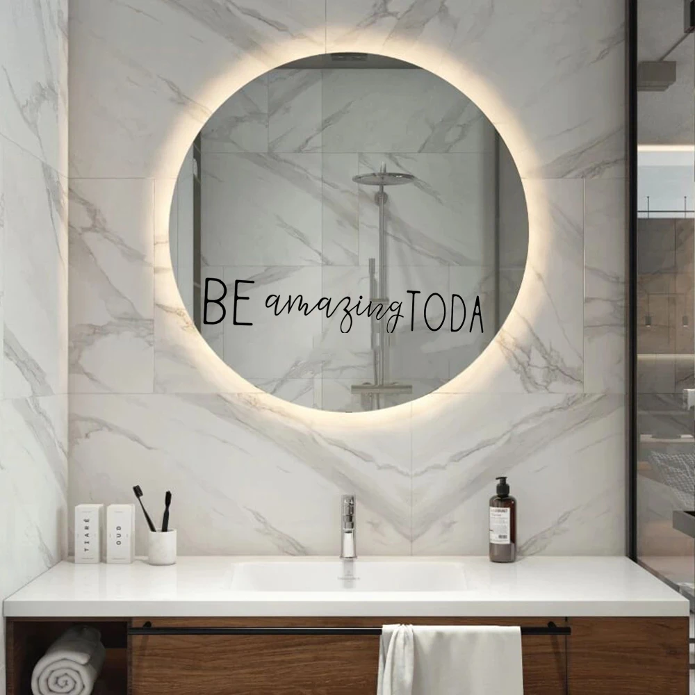 Be Amazing Today Decal Vinyl Bathroom Decor Shower Door Decal Wall Sticker Art Home Decoration 4.5 inches x 29 inches
Be Amazing Today Decal Vinyl Bathroom Decor Shower Door Decal Wall Sticker Art Home Decoration 4.5 inches x 29 inches