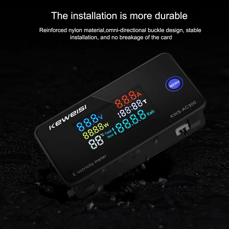AC 50-300V Voltmeter Ammeter 0-100A/0-10A Kwh Power Energy Meter LED Digital AC Wattmeter Electric Current Voltage Meter
AC 50-300V Voltmeter Ammeter 0-100A/0-10A Kwh Power Energy Meter LED Digital AC Wattmeter Electric Current Voltage Meter