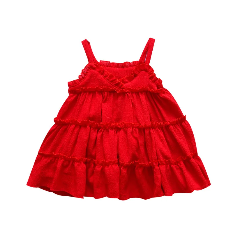 Summer New Arrival Girls Princess Red Dress Girls Koran Design Cake Dress Suspender Dress Dropshipping
Summer New Arrival Girls Princess Red Dress Girls Koran Design Cake Dress Suspender Dress Dropshipping