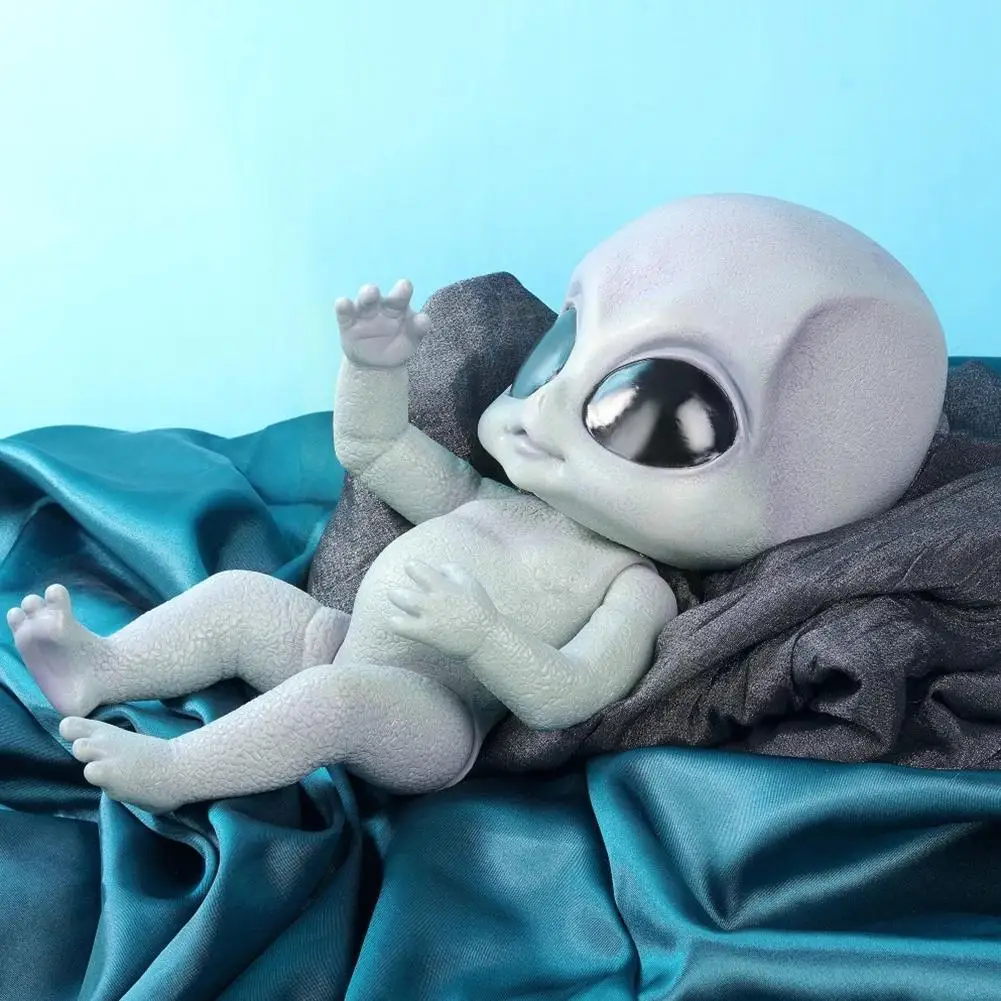 14 Inch Silicone Alien Baby Doll Realistic Alien Doll Painting Silicone Body Full Hand-detailed Vinyl Toy Dolls J6G6
14 Inch Silicone Alien Baby Doll Realistic Alien Doll Painting Silicone Body Full Hand-detailed Vinyl Toy Dolls J6G6