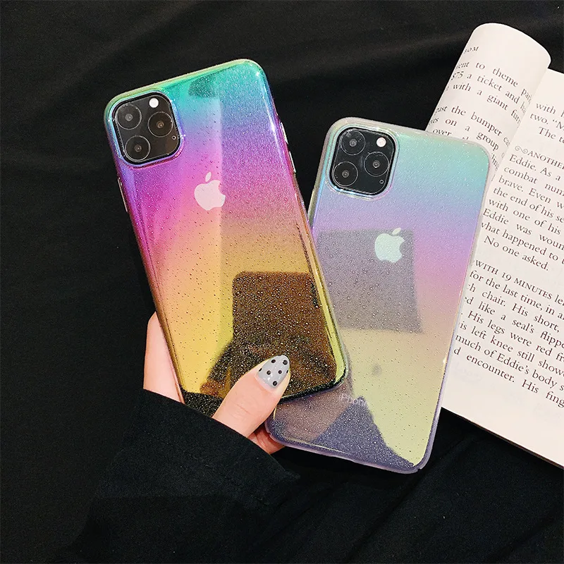 New Style Gradient Colorful Cell Phone Case For iPhone 13 12 11 Pro X XR XS MAX 6 SE2020 7 8 Plus Protection Silica Back Covers
New Style Gradient Colorful Cell Phone Case For iPhone 13 12 11 Pro X XR XS MAX 6 SE2020 7 8 Plus Protection Silica Back Covers