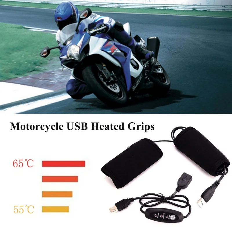 1 Pair Motorcycle Heated Grips USB Electric Bicycle Motorcross Handlebar Warmer Removable Grips Accessories Outdoor Bike Tool
1 Pair Motorcycle Heated Grips USB Electric Bicycle Motorcross Handlebar Warmer Removable Grips Accessories Outdoor Bike Tool