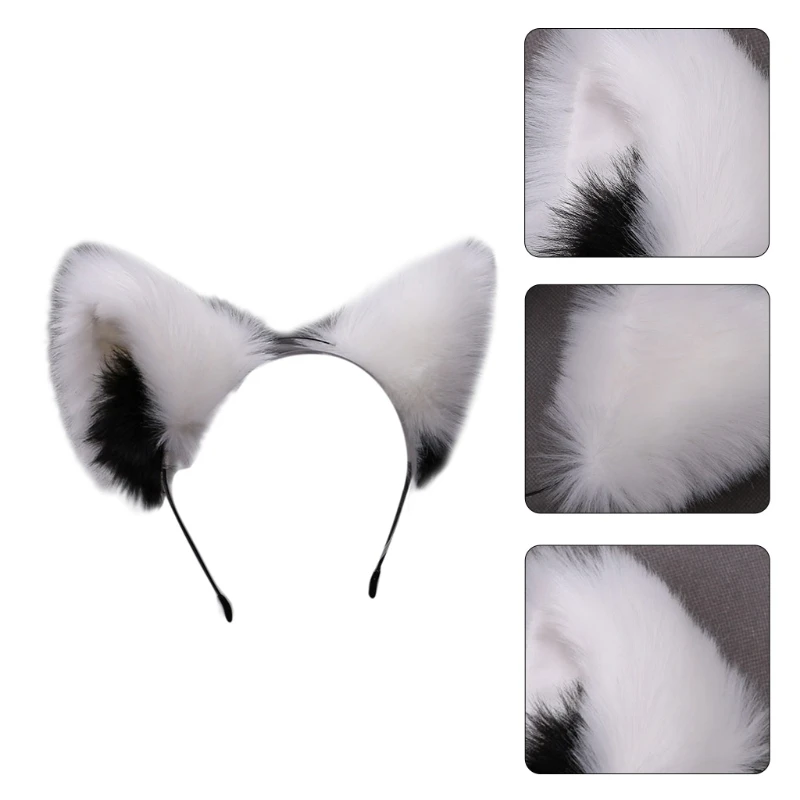 Women Realistic Long Furry Animal Cat Ears Headband Lolita Kawaii Anime Hair Hoop Halloween Festival Party Headpiece Cosplay Cos
Women Realistic Long Furry Animal Cat Ears Headband Lolita Kawaii Anime Hair Hoop Halloween Festival Party Headpiece Cosplay Cos