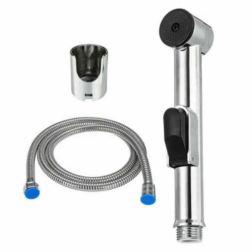 Handheld Douche Bidet Toilet Jet Spray Muslim Hygienic Shattaf Shower Hose Kit For Cleaning Floor Toilet Taking Shower
Handheld Douche Bidet Toilet Jet Spray Muslim Hygienic Shattaf Shower Hose Kit For Cleaning Floor Toilet Taking Shower