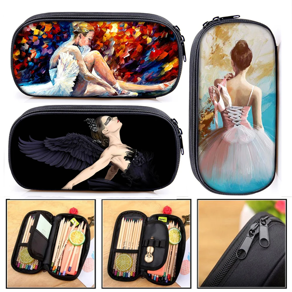 Cartoon Ballet Dancing Girl Cosmetic Cases Pencil Bag Children School Supplies Kids Pencil Box Case Girls Makeup Bag Gift
Cartoon Ballet Dancing Girl Cosmetic Cases Pencil Bag Children School Supplies Kids Pencil Box Case Girls Makeup Bag Gift
