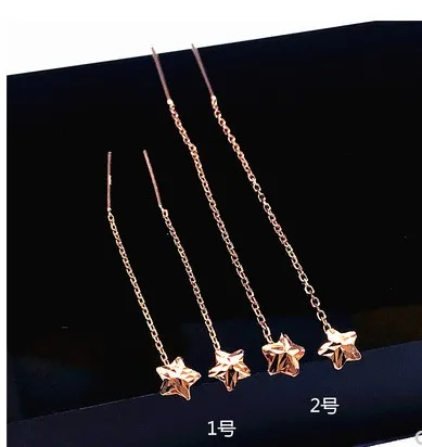 real gold jewelry 585 rose gold earrings 14k gold drop earring long earrings for women 4cm/6.5cm
real gold jewelry 585 rose gold earrings 14k gold drop earring long earrings for women 4cm/6.5cm