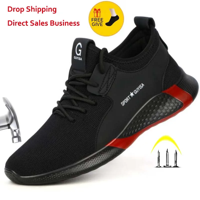 XPUHGM Breathable Safety Shoes Men Summer Lightweight Work Shoes Steel Toe Puncture-Proof Work Sneakers Indestructible Shoes 
XPUHGM Breathable Safety Shoes Men Summer Lightweight Work Shoes Steel Toe Puncture-Proof Work Sneakers Indestructible Shoes