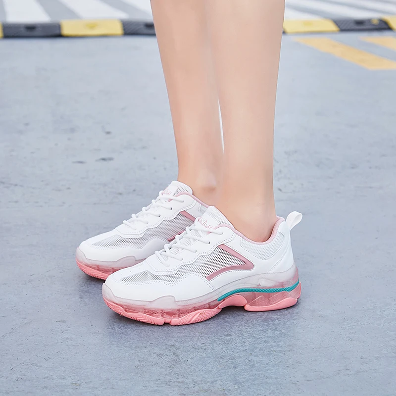 2019 New Chunky Sneakers Women Mesh Breathable Running Shoes Woman Thick Sole Dad Shoes Zapatillas Mujer Deportiva
2019 New Chunky Sneakers Women Mesh Breathable Running Shoes Woman Thick Sole Dad Shoes Zapatillas Mujer Deportiva