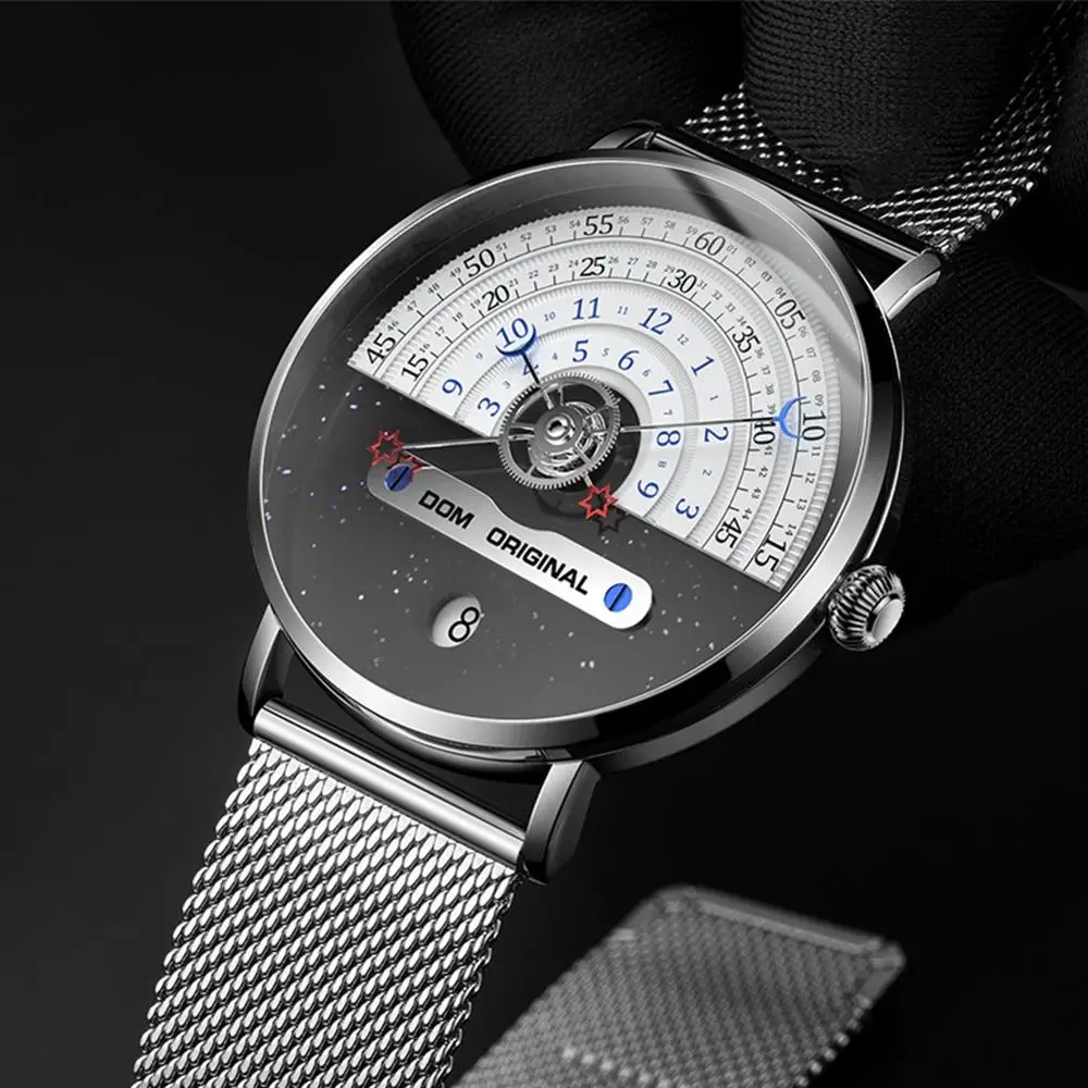 2020 модные часы мужские Креативные наручные Роскошные M-1288 | Наручные