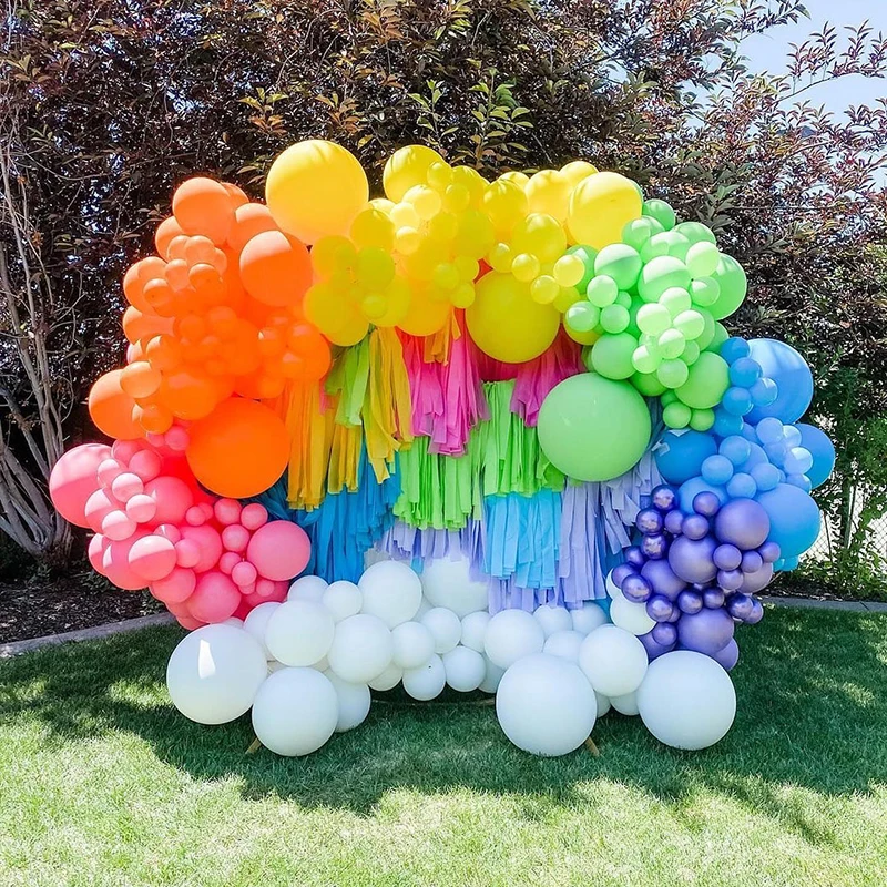 183Pcs Matte Vitality Color Balloons Garland Kit Arch Candy-Color Crepe Paper Decors Wedding Birthday Party Home Decoration
183Pcs Matte Vitality Color Balloons Garland Kit Arch Candy-Color Crepe Paper Decors Wedding Birthday Party Home Decoration