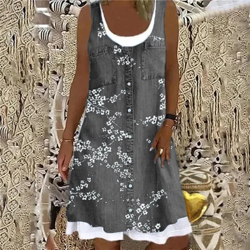 Summer Printed Vintage Dresses 2021 Fashion Casual Short Mini Dress Women Sexy Loose Dress
Summer Printed Vintage Dresses 2021 Fashion Casual Short Mini Dress Women Sexy Loose Dress