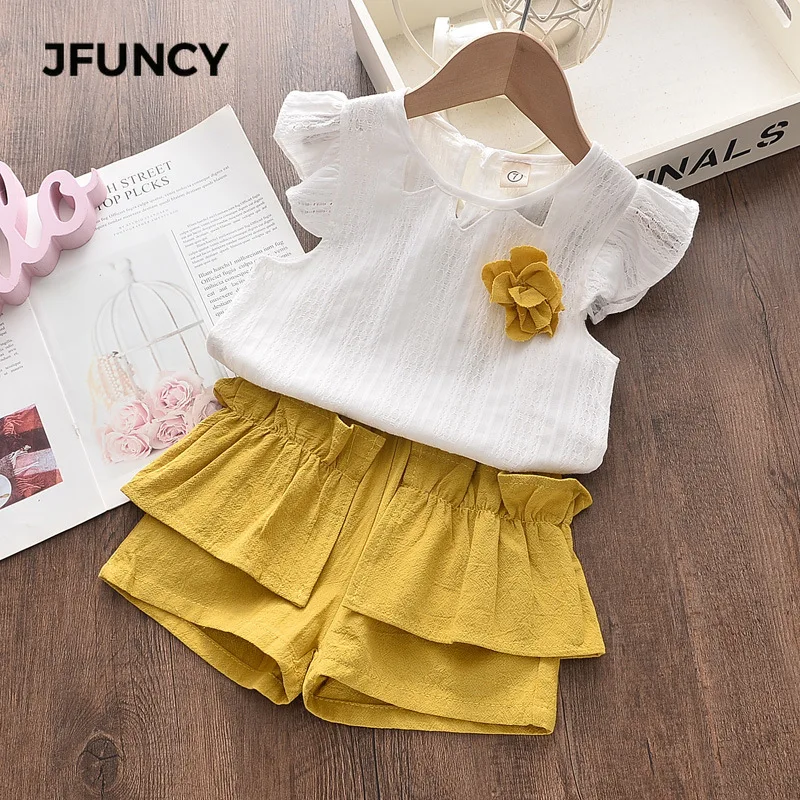 JFUNCY Girls Sets 2021 Summer New Casual Chiffon Vest & Shorts Pants Two-piece Suit Kids Outfits Girl Clothes Children Costumes
JFUNCY Girls Sets 2021 Summer New Casual Chiffon Vest & Shorts Pants Two-piece Suit Kids Outfits Girl Clothes Children Costumes