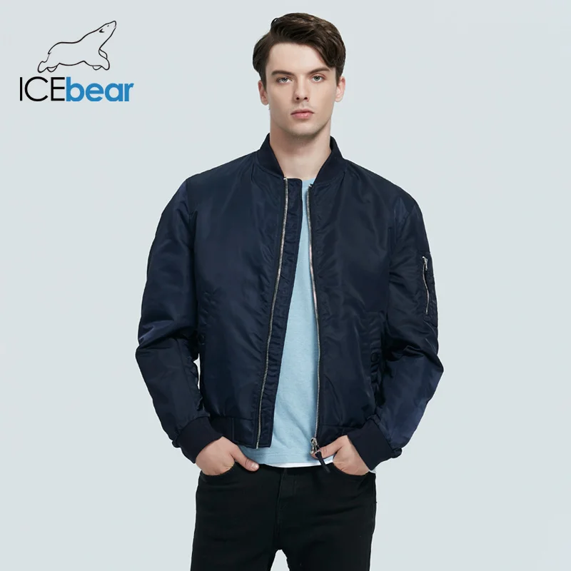 ICEbear 2021 Новая осенняя мужская короткая куртка модная летная одежда