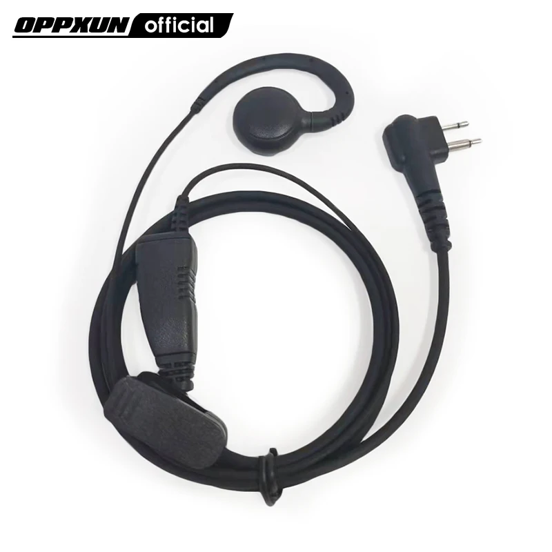 

Radio Ear Hook Earpiece Walkie Talkie Headset Mic PTT 2 Pin for Motorola GP88 GP300 GP2000 GP3688 CP040 EP450 PTX600 Two Way Ham