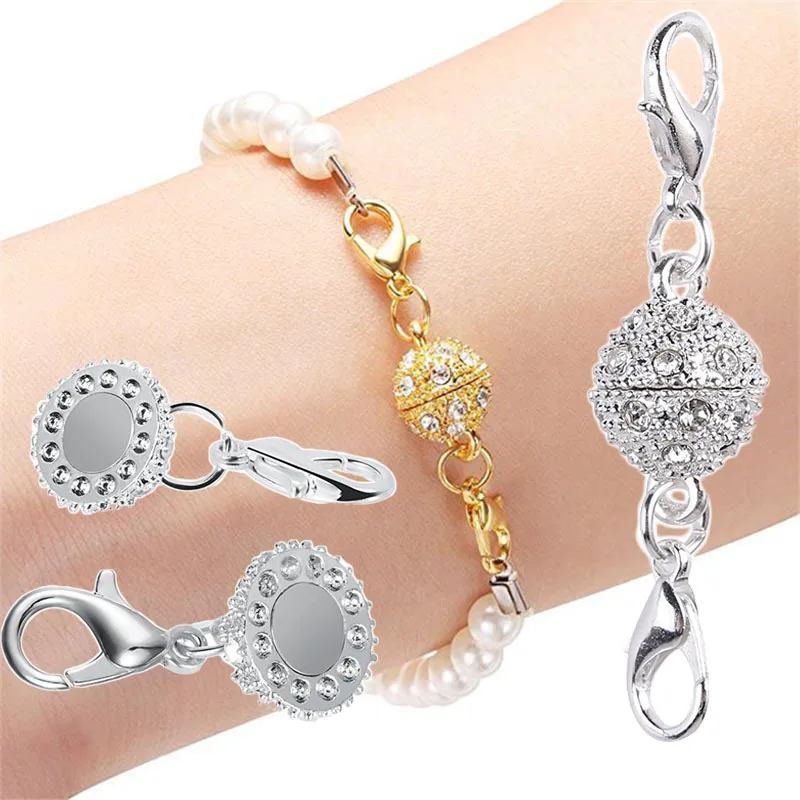 10mm Diamond DIY Two-head Lobster Clasp Magnet Clasp Necklace Bracelet Clasp for jewelry
10mm Diamond DIY Two-head Lobster Clasp Magnet Clasp Necklace Bracelet Clasp for jewelry