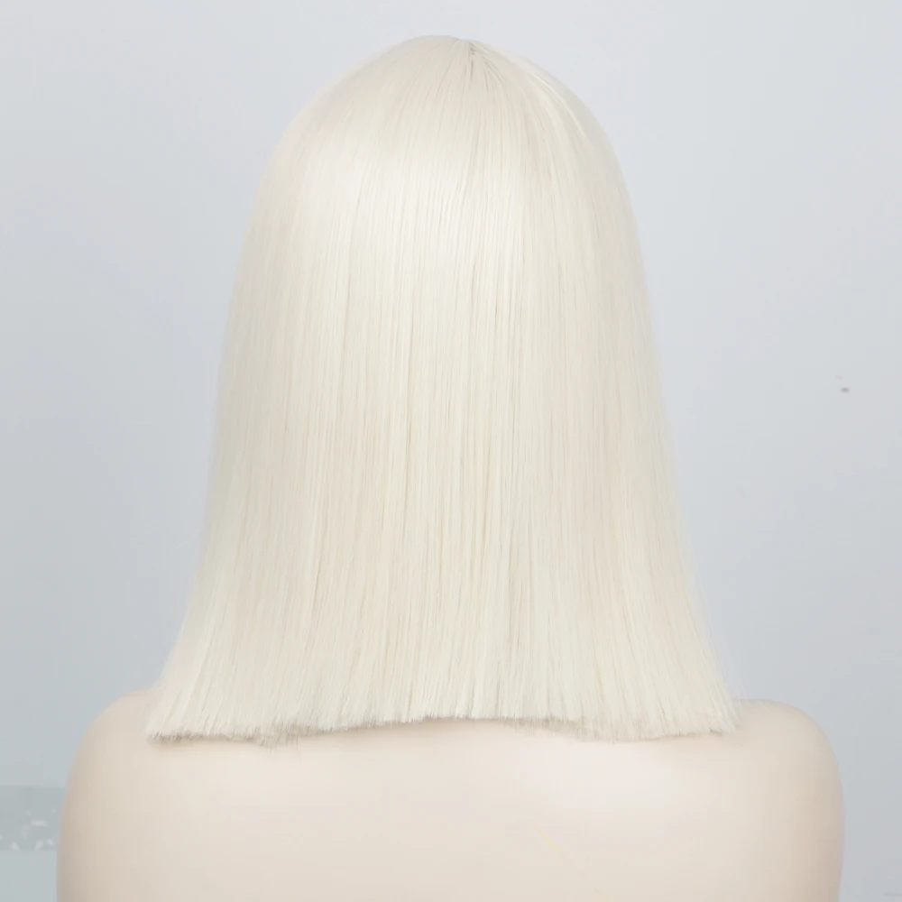 Изысканный короткий женский парик Боб SUe синтетические парики светлые черные