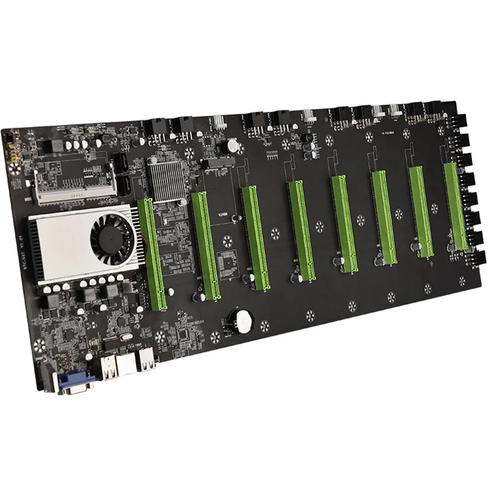 Высокое качество BTC-D37 Intel Celeron 847 материнская плата с 8 * PCIe X16 слот GPU для Bitcoin крипто Эфириума горно-Графика карты
Высокое качество BTC-D37 Intel Celeron 847 материнская плата с 8 * PCIe X16 слот GPU для Bitcoin крипто Эфириума горно-Графика карты