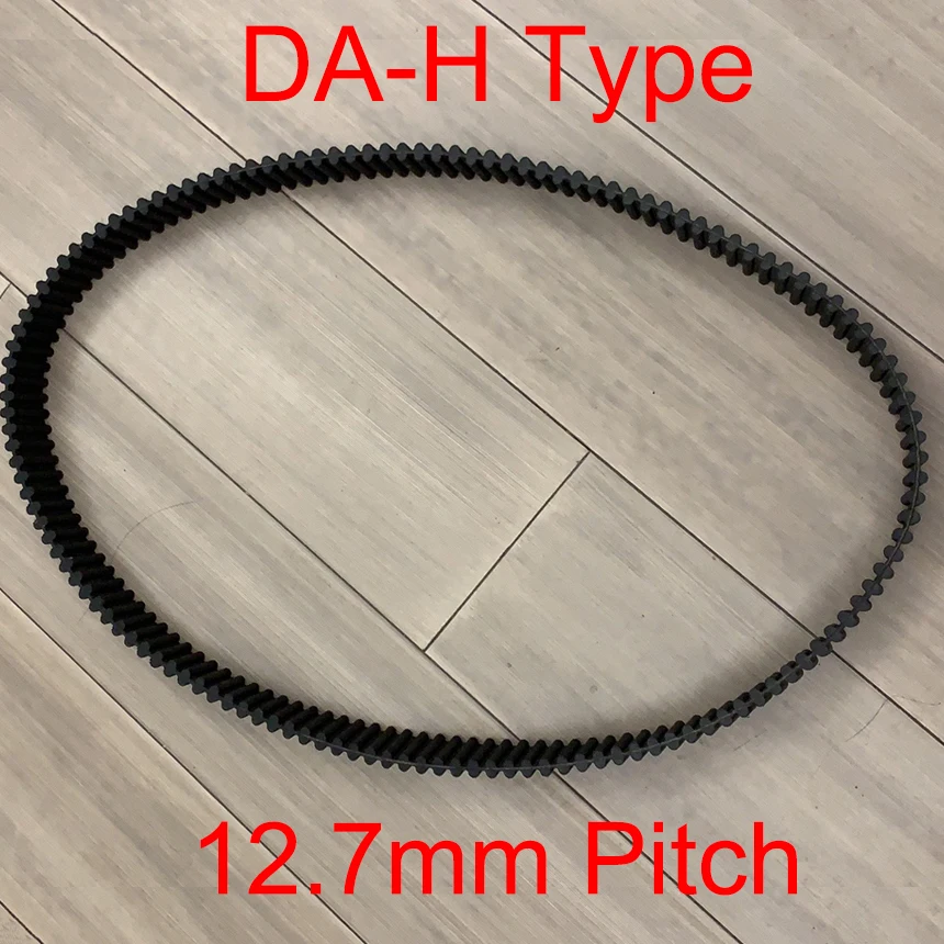 DA 260H 270H 280H 104 108 112 T Double Side Tooth 20mm 25mm 38mm 50mm Width 12.7mm Pitch Cogged Rubber Synchronous Timing Belt 
DA 260H 270H 280H 104 108 112 T Double Side Tooth 20mm 25mm 38mm 50mm Width 12.7mm Pitch Cogged Rubber Synchronous Timing Belt