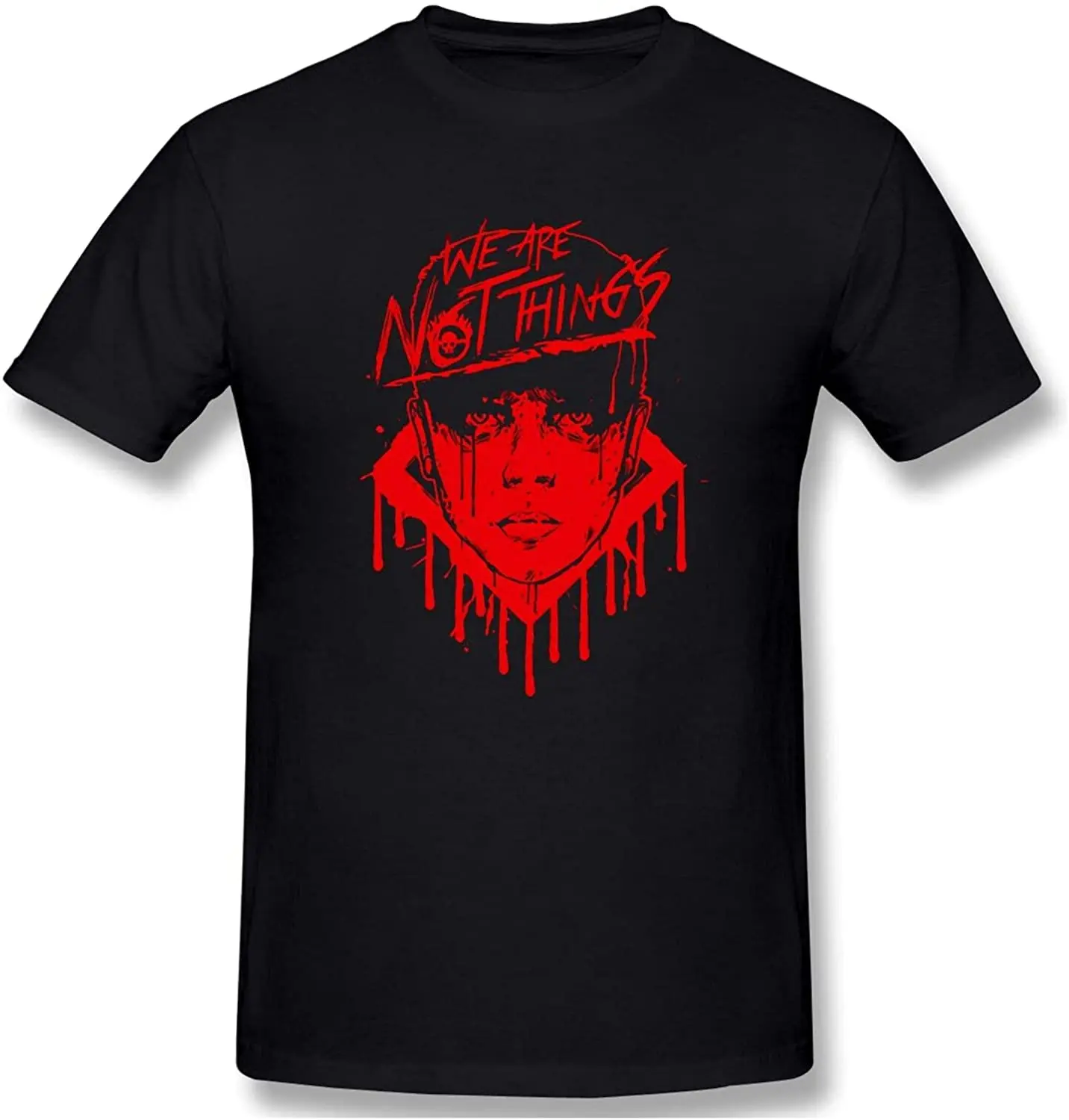 T-Shirts Unisex 3D Printing We Are Not Things Short Sleeve Round Neck Soft Top Shirt T-Shirt Black Loose And Comfortable
T-Shirts Unisex 3D Printing We Are Not Things Short Sleeve Round Neck Soft Top Shirt T-Shirt Black Loose And Comfortable