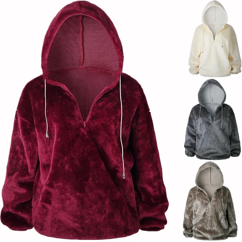 ZOGAA Ladies Fall Winter Warm Coats Cute Women Loose Casual Fleece Hoodies Size S-XXXL Flannel Pullover Female Sweatshirts 
ZOGAA Ladies Fall Winter Warm Coats Cute Women Loose Casual Fleece Hoodies Size S-XXXL Flannel Pullover Female Sweatshirts
