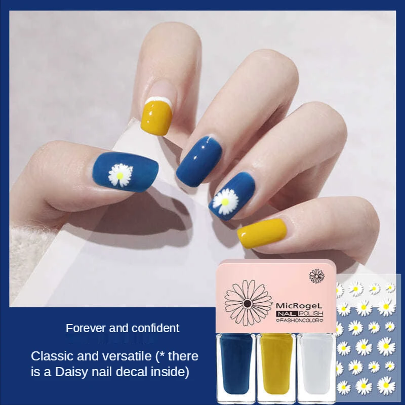 3-in-1 Nail polish Semi Permanent Hybrid Varnish Gel polish Non uv Color Manicure Primer Top Coat Glitter Nail Art Quick Dry MN
3-in-1 Nail polish Semi Permanent Hybrid Varnish Gel polish Non uv Color Manicure Primer Top Coat Glitter Nail Art Quick Dry MN