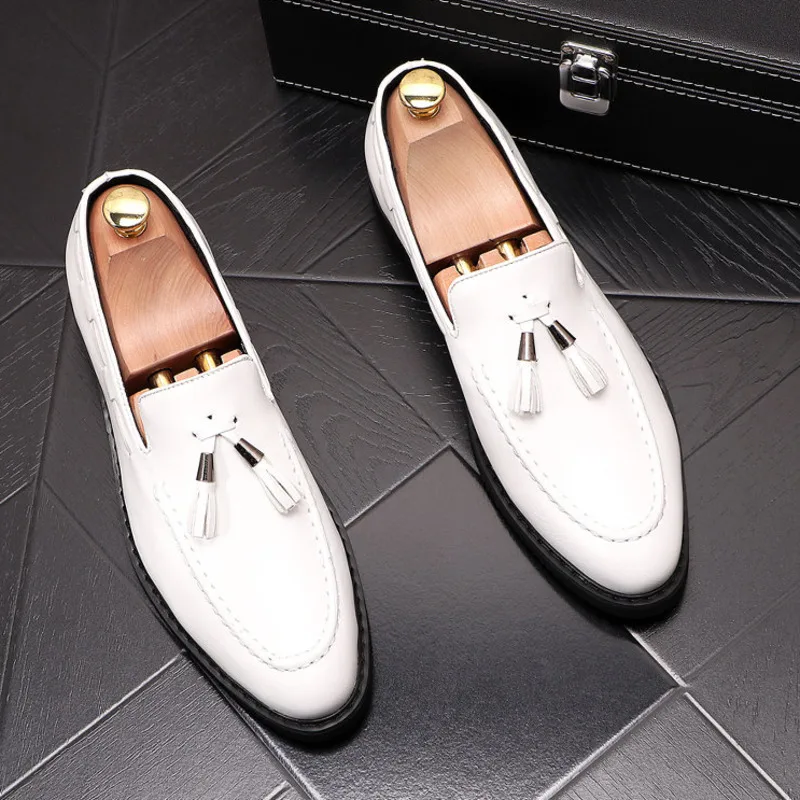 Men Tassel Loafers Leather Formal Shoes Slip On Elegant Dress Shoe Simple Slip On Man Casual Wedding Party Shoes Men Footwear
Men Tassel Loafers Leather Formal Shoes Slip On Elegant Dress Shoe Simple Slip On Man Casual Wedding Party Shoes Men Footwear