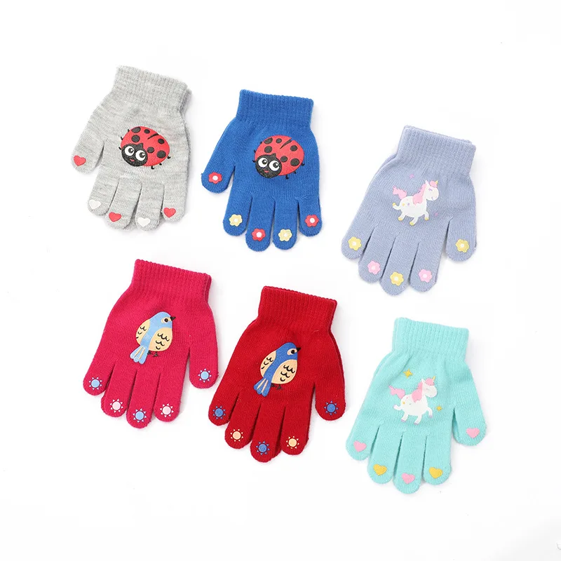 3Pairs Kids Winter Magic Gloves Toddler Boys Girls Animals Applique Warm Gloves Stretchy Knit Mittens For Child 7-12 Years B0040
3Pairs Kids Winter Magic Gloves Toddler Boys Girls Animals Applique Warm Gloves Stretchy Knit Mittens For Child 7-12 Years B0040