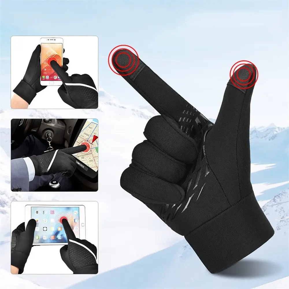 Outdoor Accessaries Thermal Cycling Windproof Reflective Anti-slip Silicone Touch Screen Sports Gloves
Outdoor Accessaries Thermal Cycling Windproof Reflective Anti-slip Silicone Touch Screen Sports Gloves