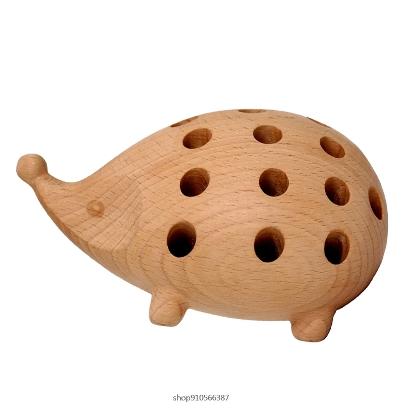 Cute Wooden Hedgehog Pen Holder Nordic Arts Crafts Wooden Pen Organizer Desktop Ornament Decoration Solid Wood Carving Wholesale 
Cute Wooden Hedgehog Pen Holder Nordic Arts Crafts Wooden Pen Organizer Desktop Ornament Decoration Solid Wood Carving Wholesale